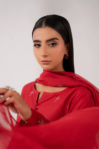 3 Piece Lawn Embroidered Suit (CS0219)