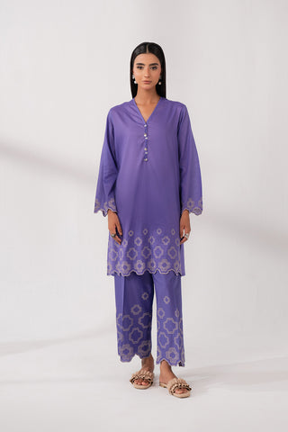 2 Piece Lawn Embroidered Suit (CS0220)