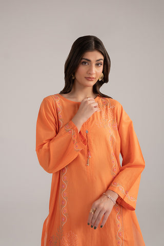 2 Piece Lawn Embroidered Suit (CS0227)
