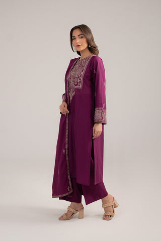 3 Piece Lawn Embroidered Suit (CS0228)