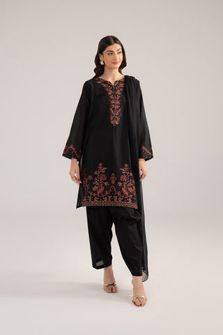 3 Piece Lawn Embroidered Suit (CS0229)