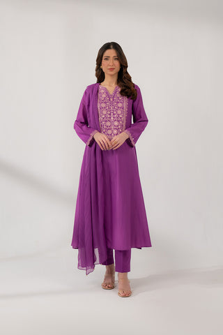 3 Piece Lawn Embroidered (CS0244)