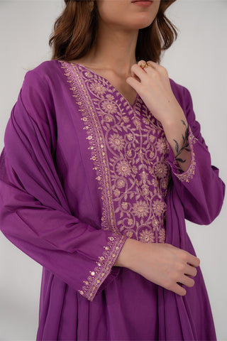 3 Piece Lawn Embroidered (CS0244)