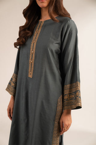 2 Piece Cotton Silk Embroidered (CS0252)