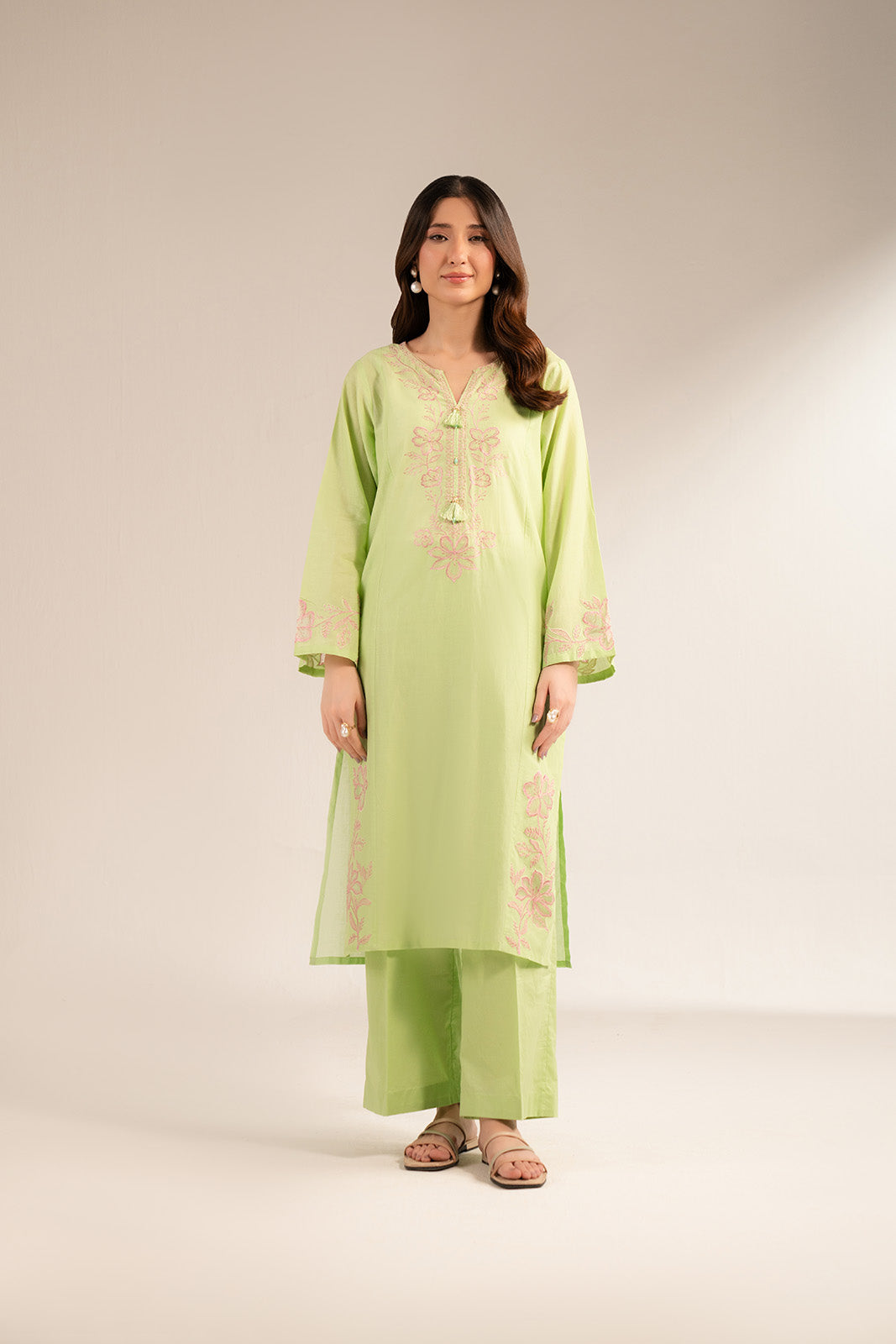 2 Piece Printed Lawn Embroidered Suit (CS0253)