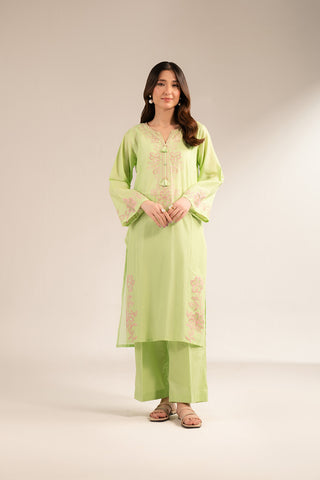 2 Piece Printed Lawn Embroidered Suit (CS0253)