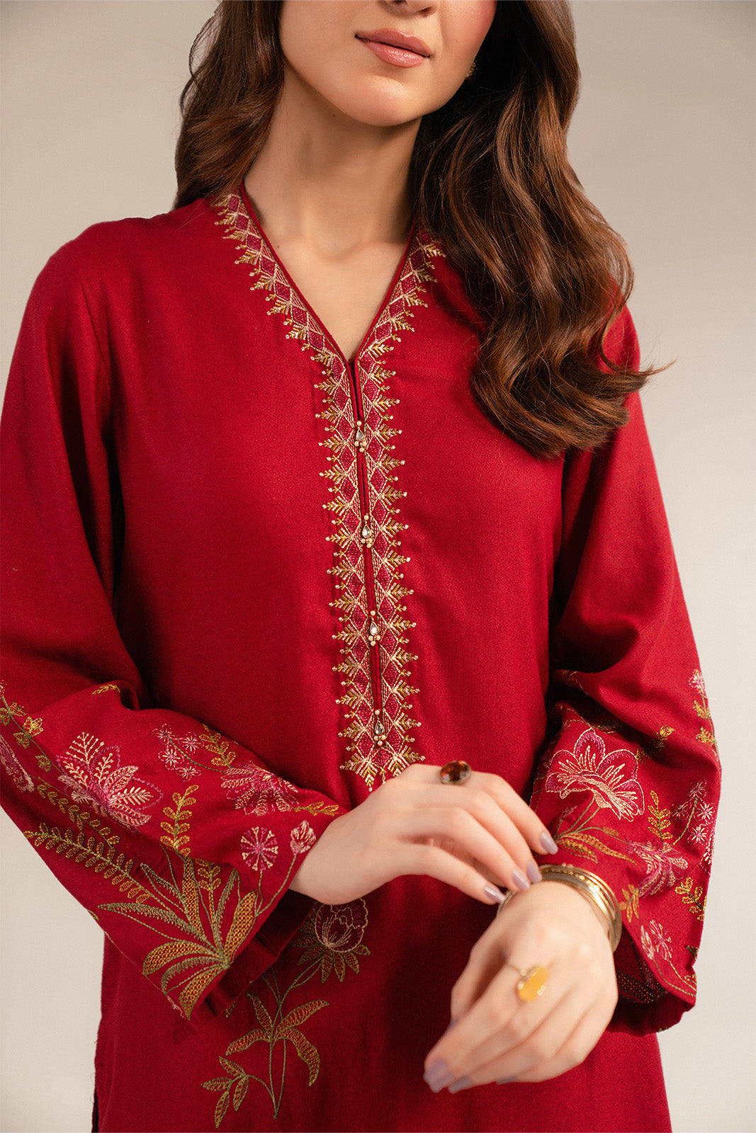 2 Piece Lawn Karandi Embroidered (CS0254)