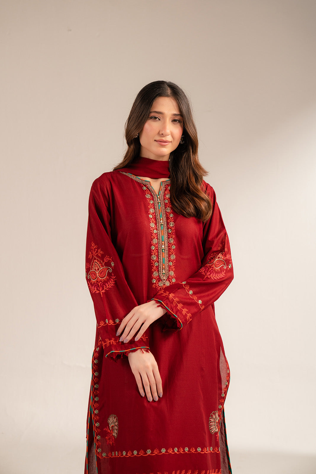 3 Piece Lawn Embroidered (CS0255)