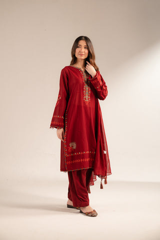 3 Piece Lawn Embroidered (CS0255)