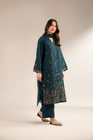 3 Piece Lawn Karandi Embroidered (CS0257)