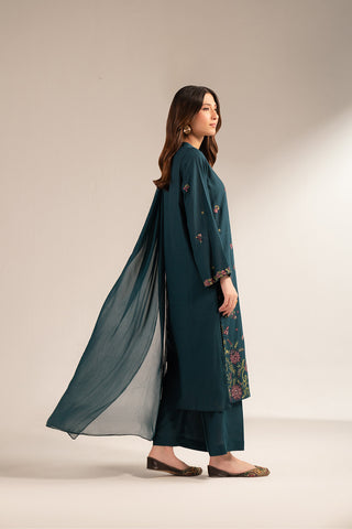 3 Piece Lawn Karandi Embroidered (CS0257)