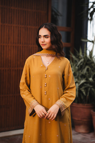 3 Piece Lawn Karandi Embroidered (CS0259)
