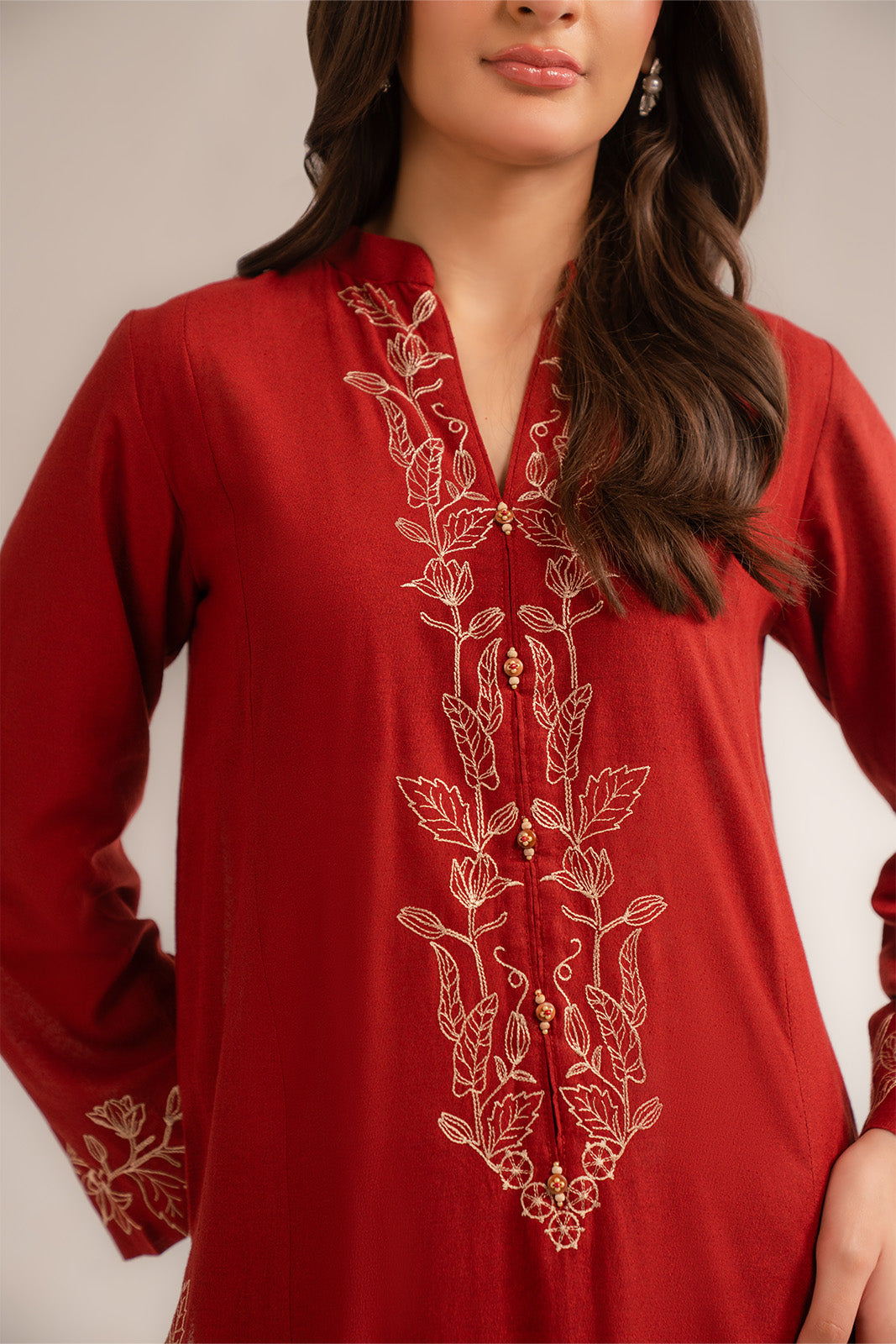 2 Piece Lawn Karandi Embroidered (CS0261)