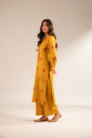 2 Piece Lawn Karandi Embroidered (CS0263)