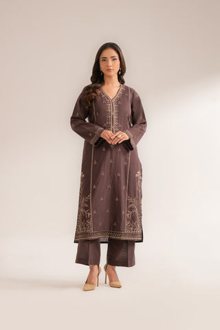 2 Piece Slub Khaddar Embroidered (CS0264)