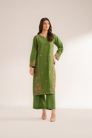 2 Piece Slub Khaddar Embroidered (CS0265)