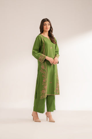 2 Piece Slub Khaddar Embroidered (CS0265)