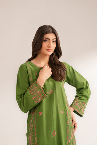 2 Piece Slub Khaddar Embroidered (CS0265)