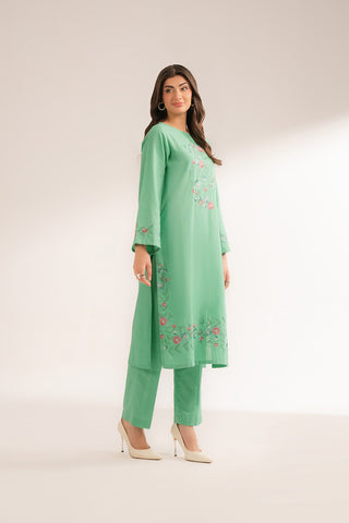 2 Piece Slub Khaddar Embroidered (CS0266)