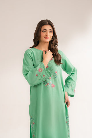 2 Piece Slub Khaddar Embroidered (CS0266)