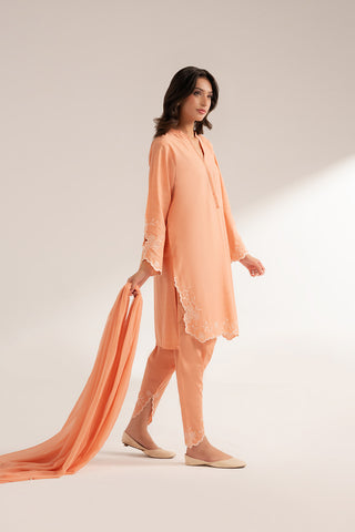 3 Piece Self Jacquard Embroidered (CS0267)