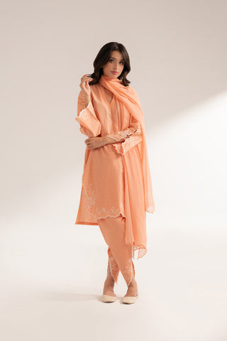 3 Piece Self Jacquard Embroidered (CS0267)