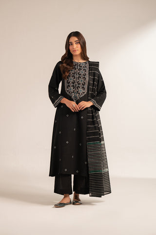 3 Piece Lawn Karandi Embroidered (CS0268)