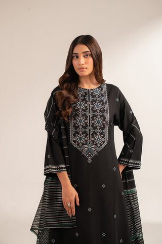 3 Piece Lawn Karandi Embroidered (CS0268)