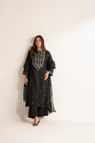 3 Piece Lawn Karandi Embroidered (CS0268)