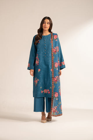 3 Piece Slub Khaddar Embroidered (CS0274)