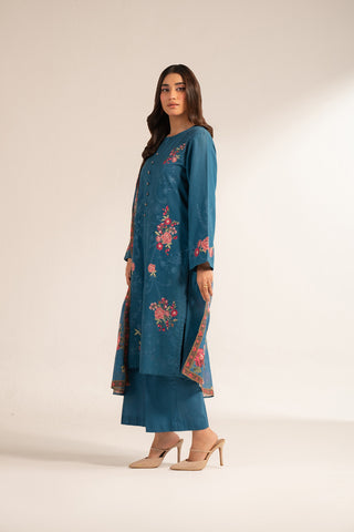 3 Piece Slub Khaddar Embroidered (CS0274)