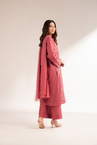 3 Piece Slub Khaddar Embroidered (CS0278)
