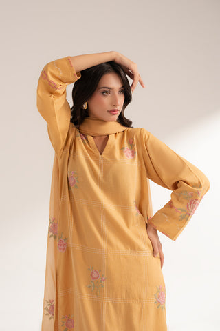 3 Piece Lawn Karandi Embroidered (CS0280)