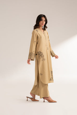 2 Piece Cotton Karandi Embroidered (CS0284)