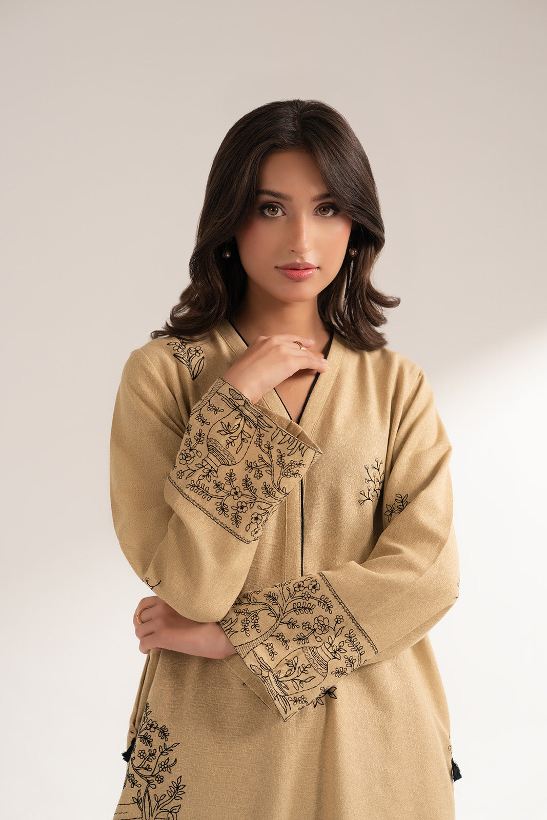 2 Piece Cotton Karandi Embroidered (CS0284)