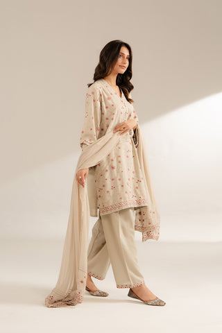 3 Piece Lawn Karandi Embroidered (CS0285)