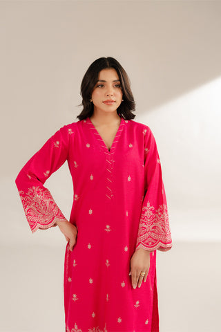 2 Piece Cotton Karandi Embroidered Suit (CS0287)