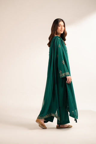3 Piece Lawn Karandi Embroidered Suit (CS0289)