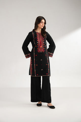 1 Piece Slub Khaddar Embroidered Shirts (CS0292)