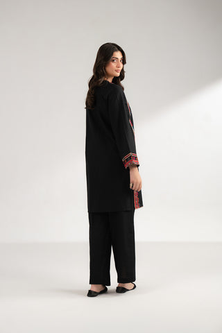 1 Piece Slub Khaddar Embroidered Shirts (CS0292)