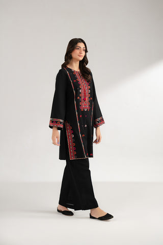1 Piece Slub Khaddar Embroidered Shirts (CS0292)