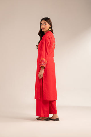 2 Piece Slub Khaddar Embroidered Suit (CS0293)