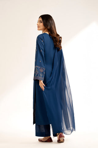3 Piece Lawn Karandi Embroidered Suit (CS0296)