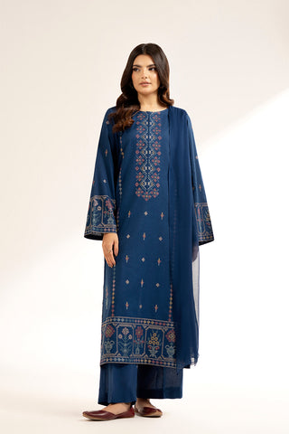 3 Piece Lawn Karandi Embroidered Suit (CS0296)