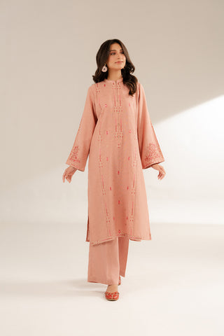 2 Piece Cotton Karandi Embroidered Suit (CS0298)