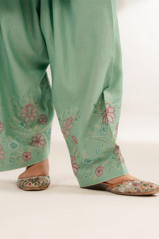 2 Piece Lawn Karandi Embroidered Suit (CS0300)