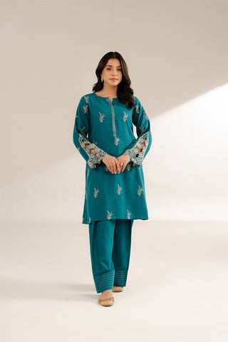 2 Piece Cotton Karandi Embroidered Suit (CS0301)
