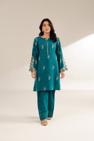 2 Piece Cotton Karandi Embroidered Suit (CS0301)