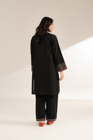 2 Piece Slub Khaddar Embroidered Suit (CS0306)