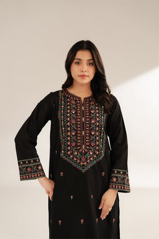 2 Piece Slub Khaddar Embroidered Suit (CS0306)